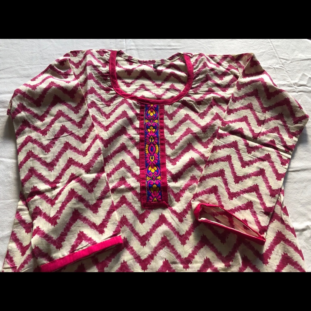 Sold Brand New Women’s Boho chevron tunic Kurta